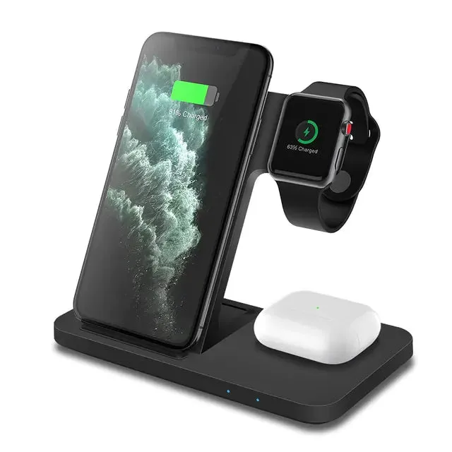 15W Qi Fast Charging Dock Station