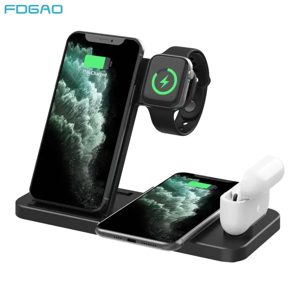 15W Qi Fast Charging Dock Station