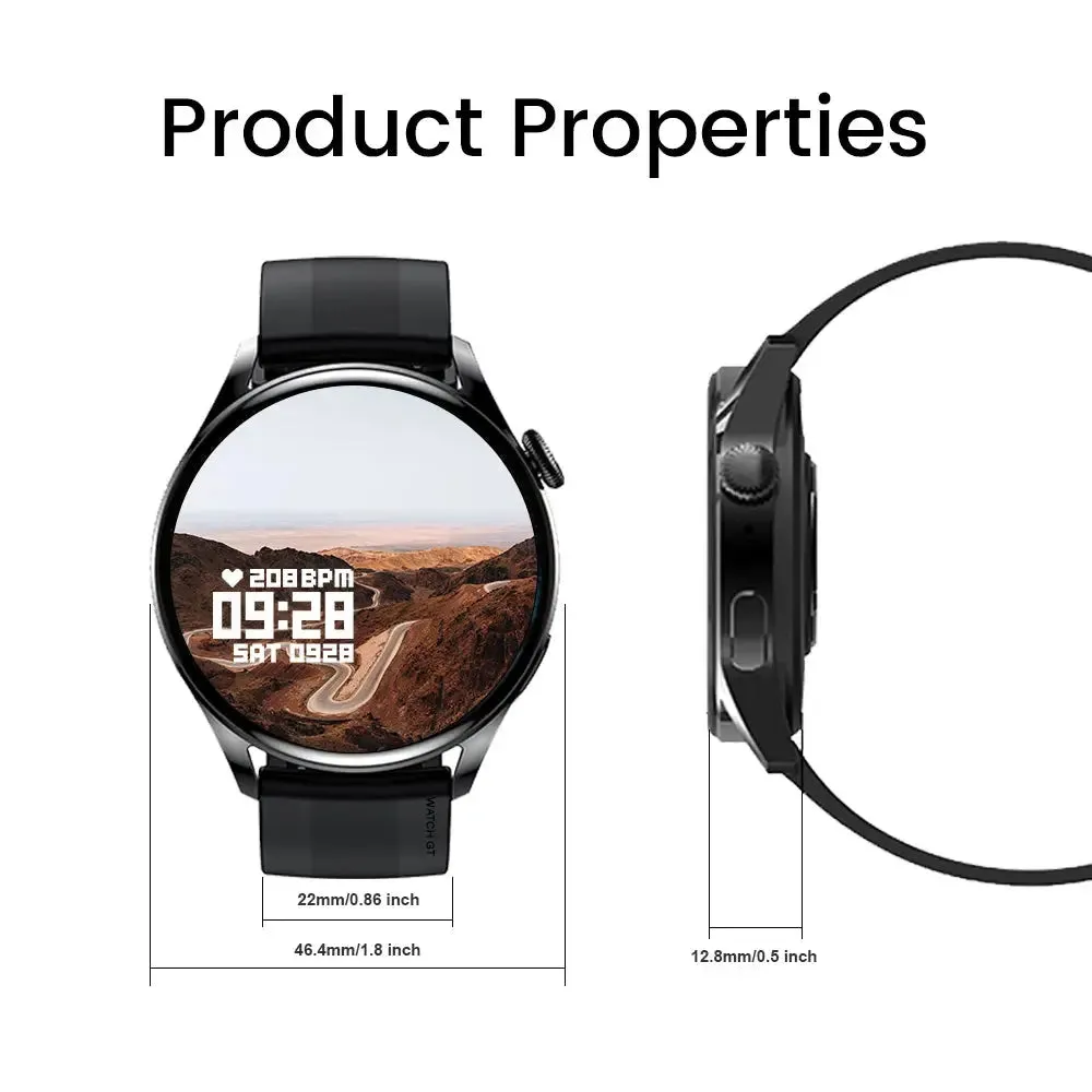 2024 New Smart Watch HD Bluetooth Talk Outdoor Sports Fitness Blood Pressure Blood Oxygen Detector Man Woman Smart Watch Gift