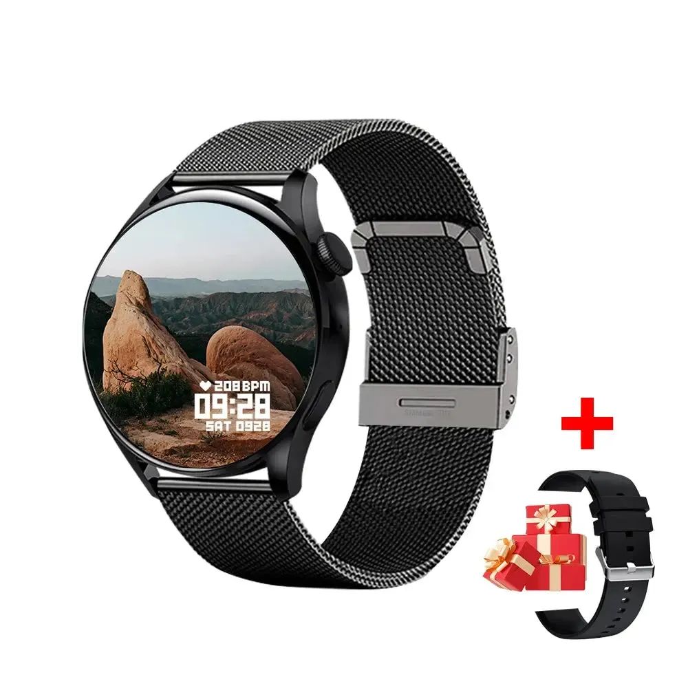 2024 New Smart Watch HD Bluetooth Talk Outdoor Sports Fitness Blood Pressure Blood Oxygen Detector Man Woman Smart Watch Gift