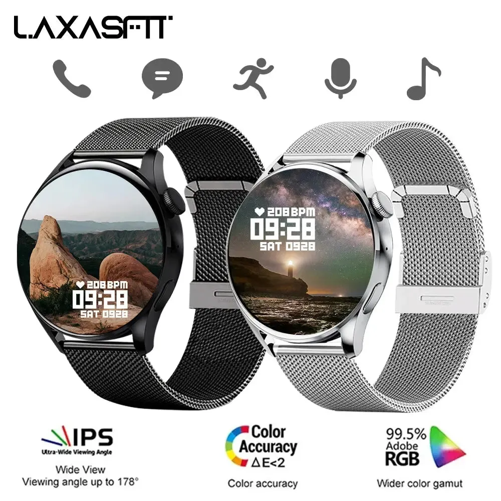 2024 New Smart Watch HD Bluetooth Talk Outdoor Sports Fitness Blood Pressure Blood Oxygen Detector Man Woman Smart Watch Gift