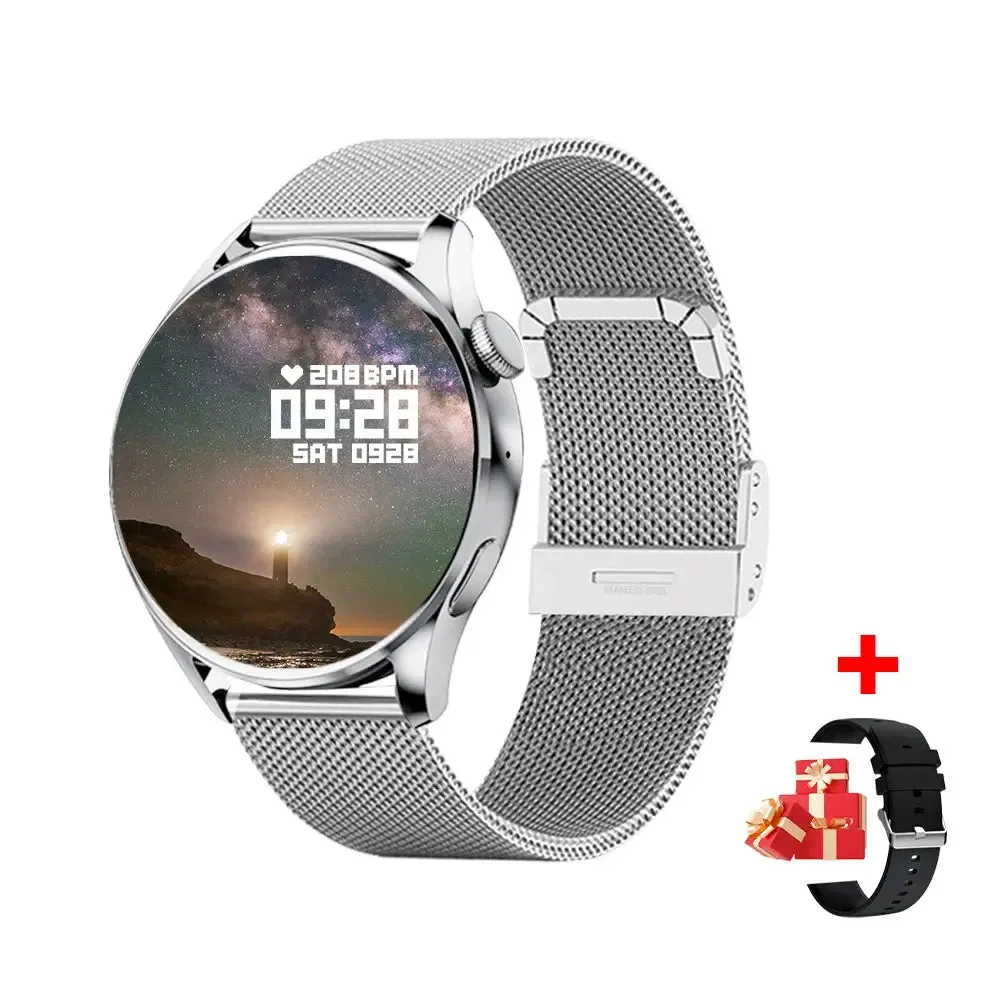 2024 New Smart Watch HD Bluetooth Talk Outdoor Sports Fitness Blood Pressure Blood Oxygen Detector Man Woman Smart Watch Gift