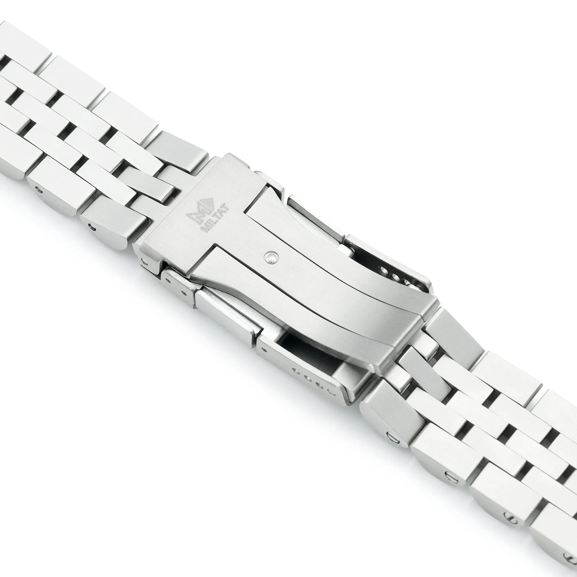 20mm Angus-O2 QR Titanium Watch Band Straight End Quick Release, Brushed Slinea Clasp