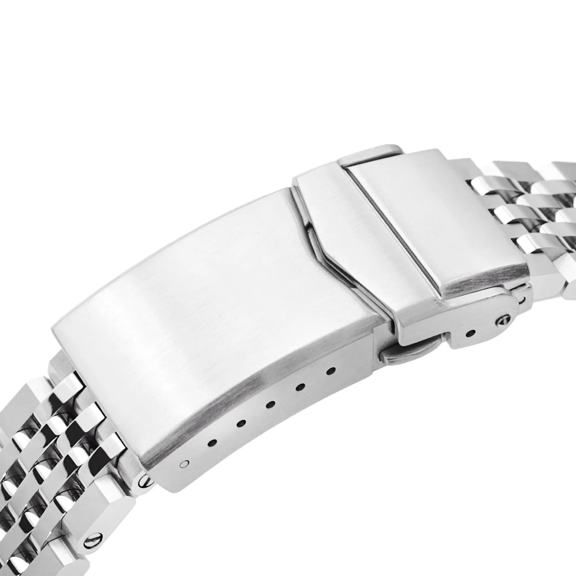 20mm Asteroid Watch Band for TUD BB58, 316L Stainless Steel Brushed and Polished V-Clasp