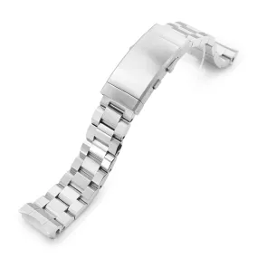 20mm Hexad Watch Band for Seiko MM300 Prospex Marinemaster SBDX001 SBDX017 SBDX023, Stainless Steel - Brushed, Wetsuit Ratchet Diver Clasp