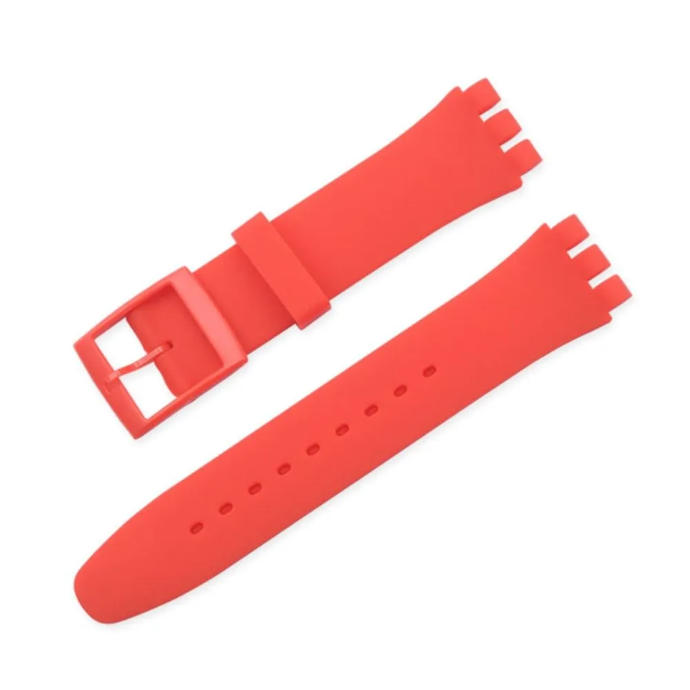 20mm Universal silicone watch strap - Red