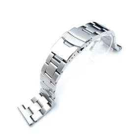 22mm Super-O Boyer Watch Band Straight End, Brushed 316L Stainless Steel