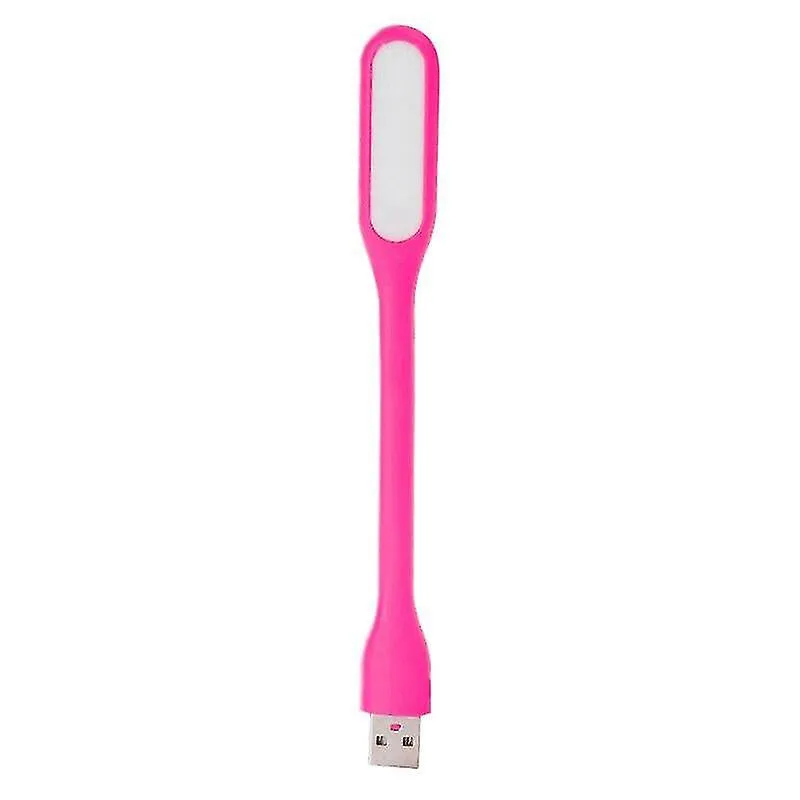 2Pcs pink Book Light ,LED USB mini night light 5v 1.2w Power Bank Reading Light AZ10064