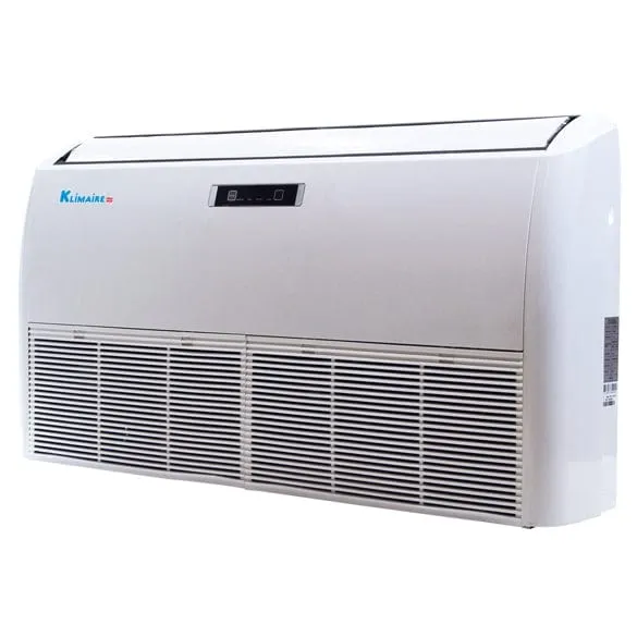 36,000 BTU Klimaire Decorative Ductless Floor/Ceiling Fan Coil Unit with 36,000 BTU 16 SEER Air Conditioner