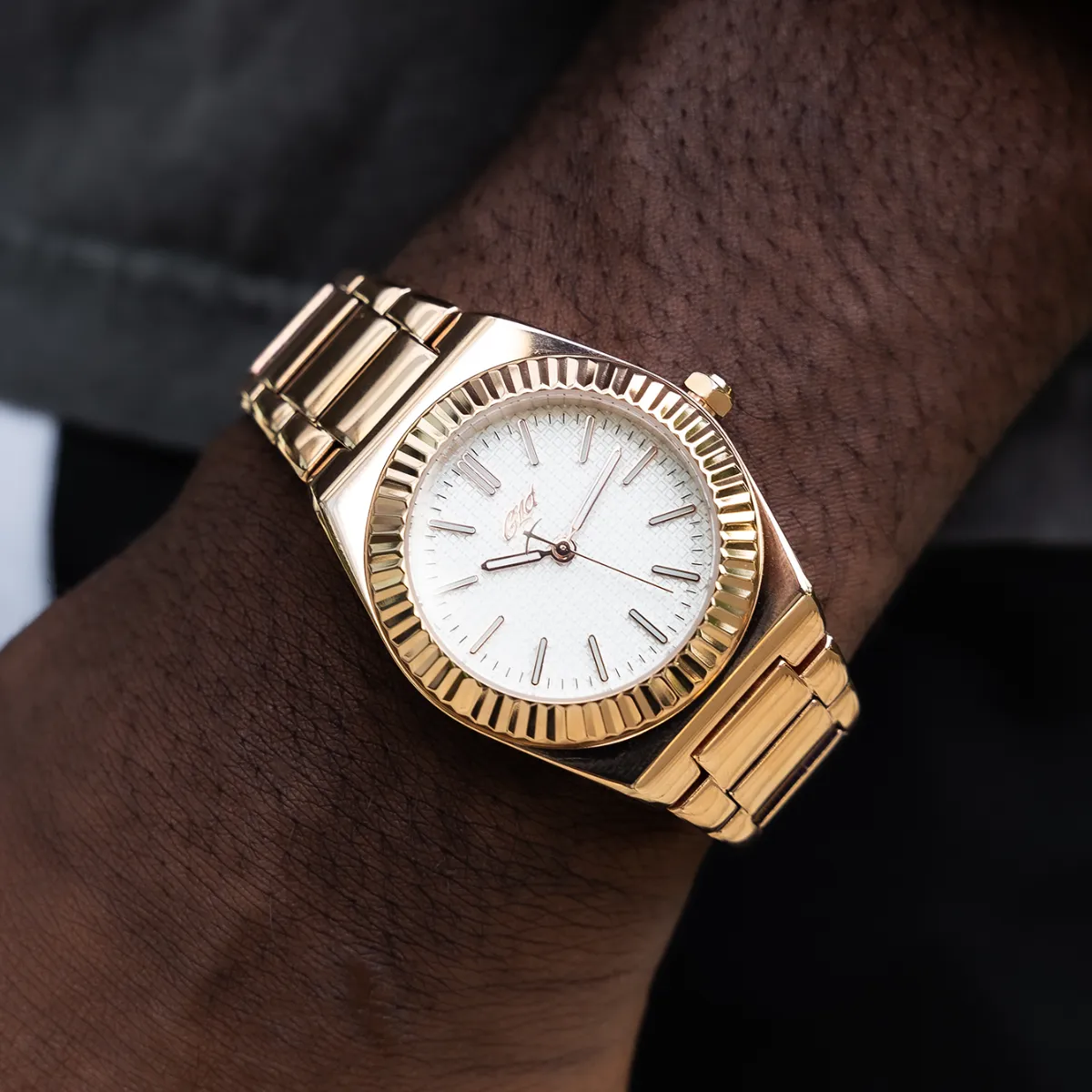 36MM Fluted Bezel Alpha Era in Rose Gold