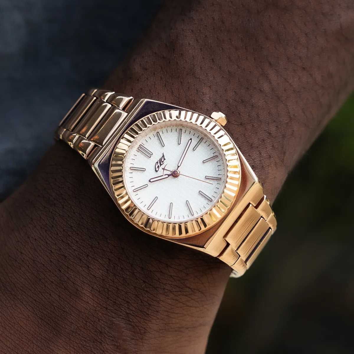 36MM Fluted Bezel Alpha Era in Rose Gold