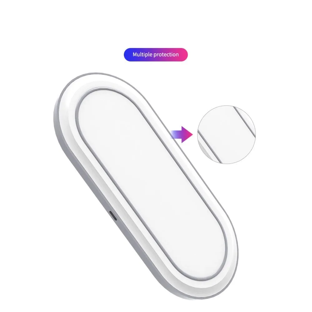 3in1 Multifunction Fast Charge Qi Wireless Charging Pad for iPhone / Apple Watch / AirPods Charging Port - White