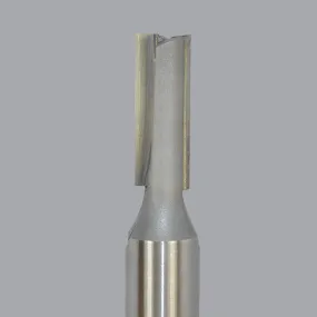 48-057, 0.375" Dia, 1" LOC, 0.5" Shank Dia, 2.5" OAL, Two Flute Router Bit