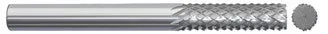 780-001010: 3/32 in. Dia., 3/8 in. Length Of Cut, 1-1/2 in. Overall Length Carbide Router Mill; Diamond Cut, Style A- No End Cut, BRIGHT, USA