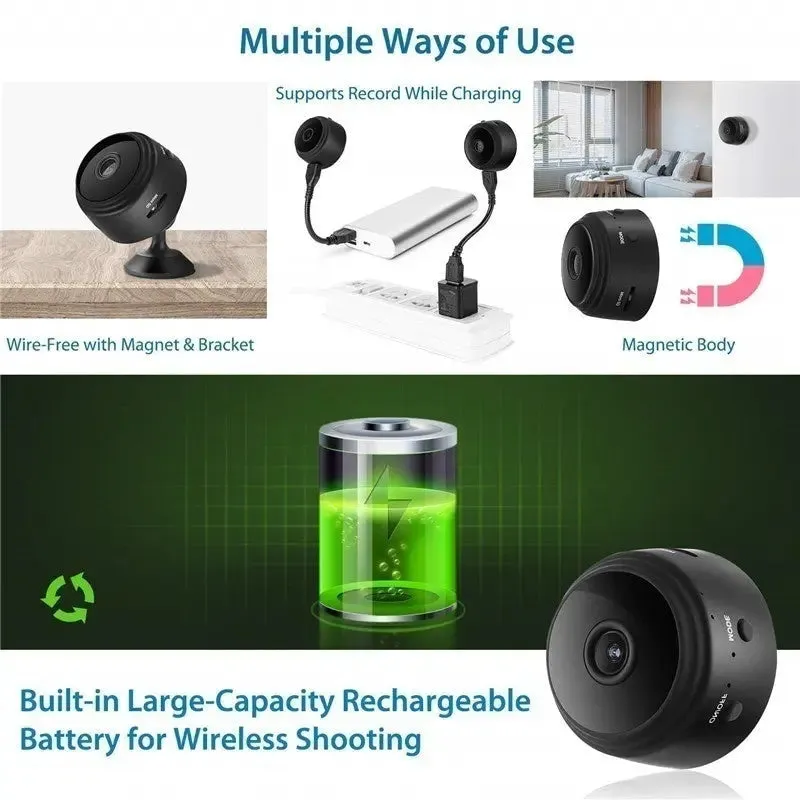 A9 WIFI Mini Camera Home Secrety HD 1080P-A9 Mini Camera