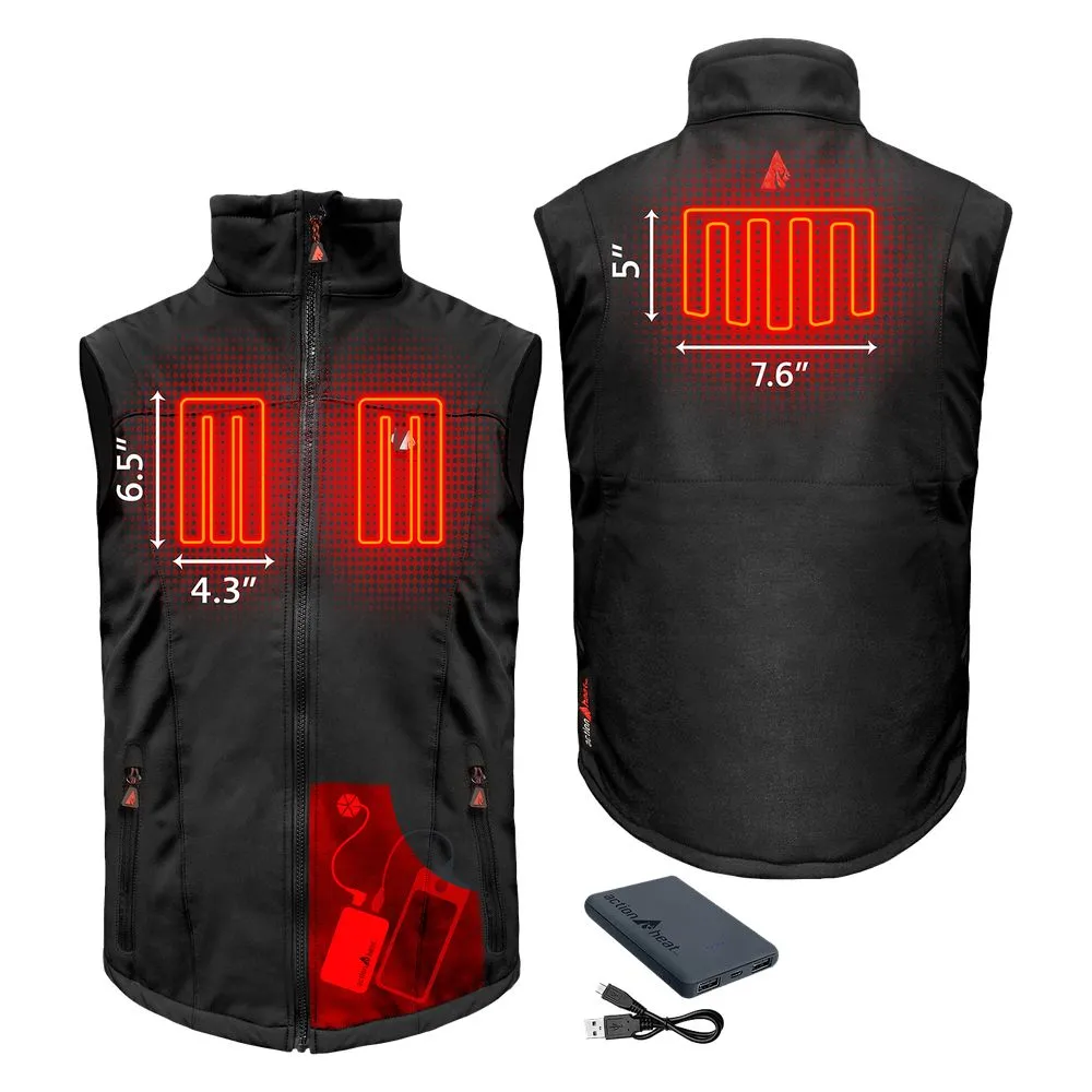 ActionHeat 5V Battery-Heated Vest for Men - L