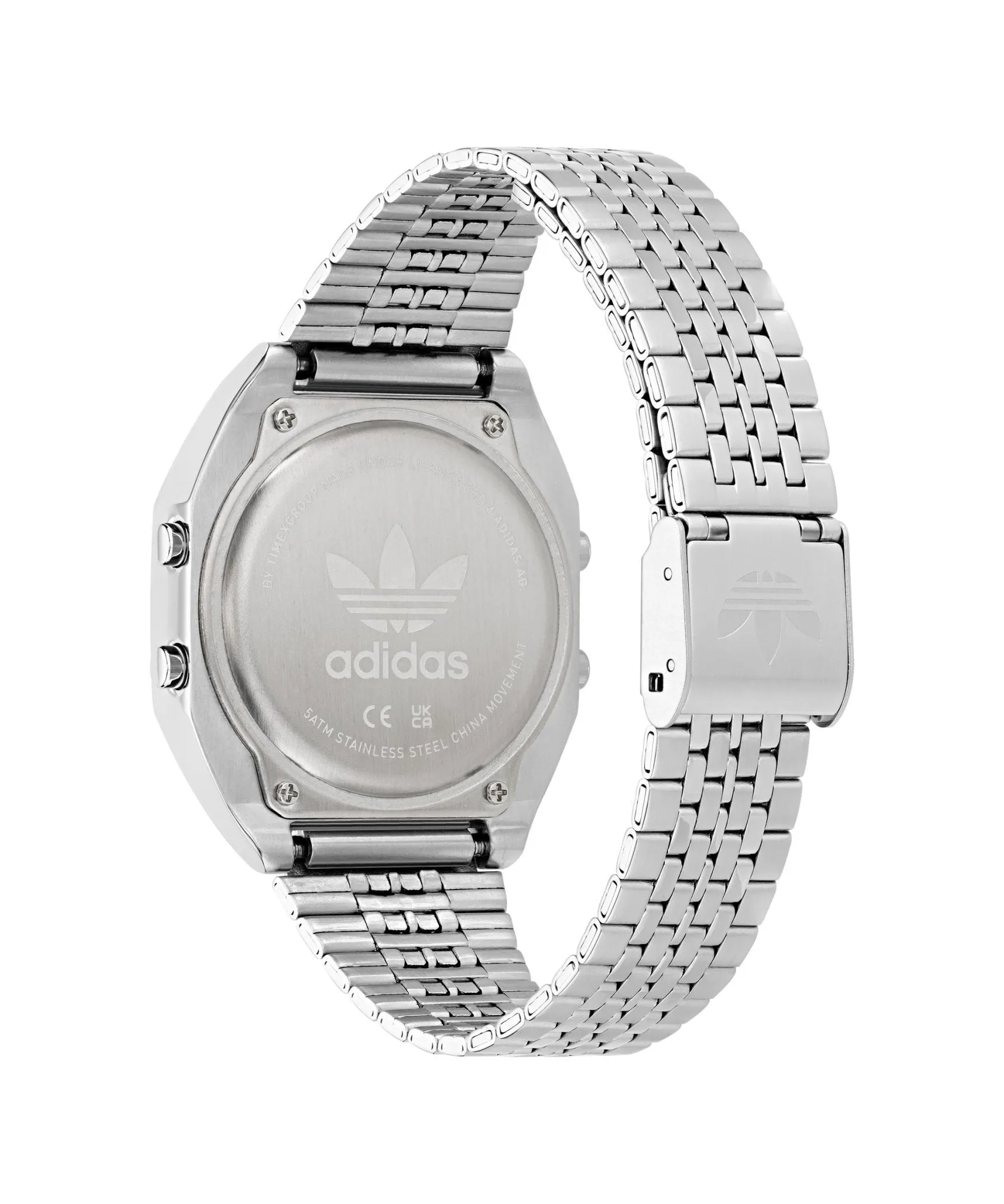 Adidas Unisex Digital Two Stainless Steel Watch AOST22072