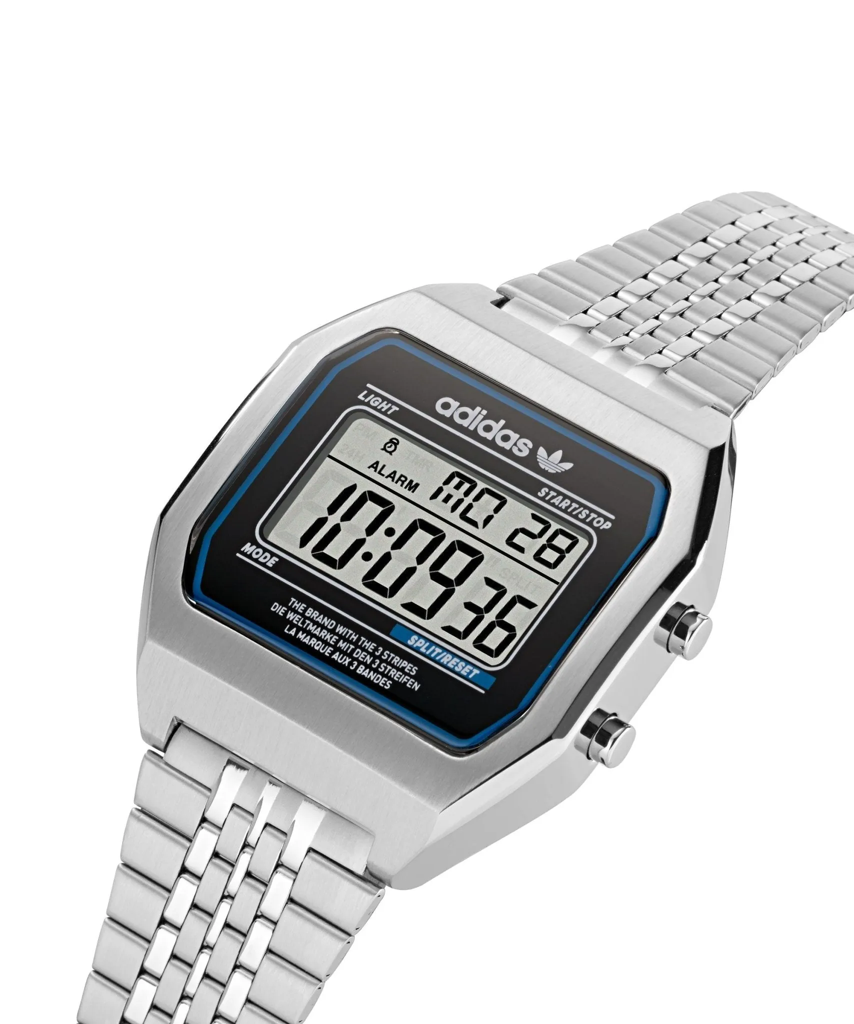 Adidas Unisex Digital Two Stainless Steel Watch AOST22072