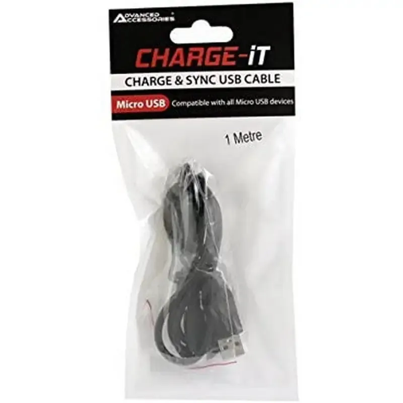 Advanced Accessories Charge-It 1M Micro Usb Data Cable