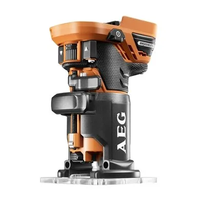 AEG 18V 1⁄4” Brushless Trim Router - Skin Only / Orange