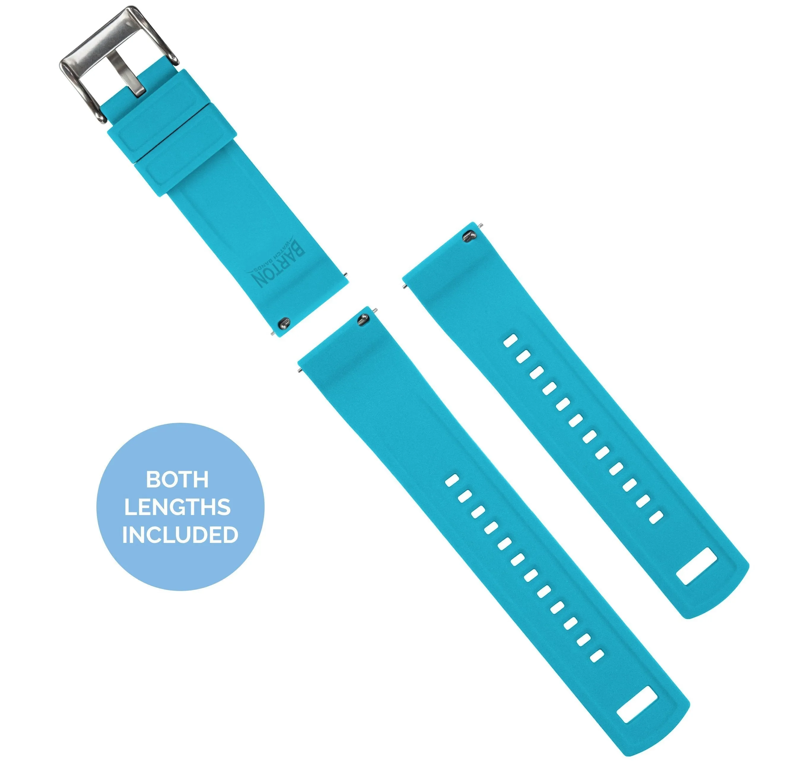 Amazfit Bip | Elite Silicone | Black Top / Aqua Blue Bottom