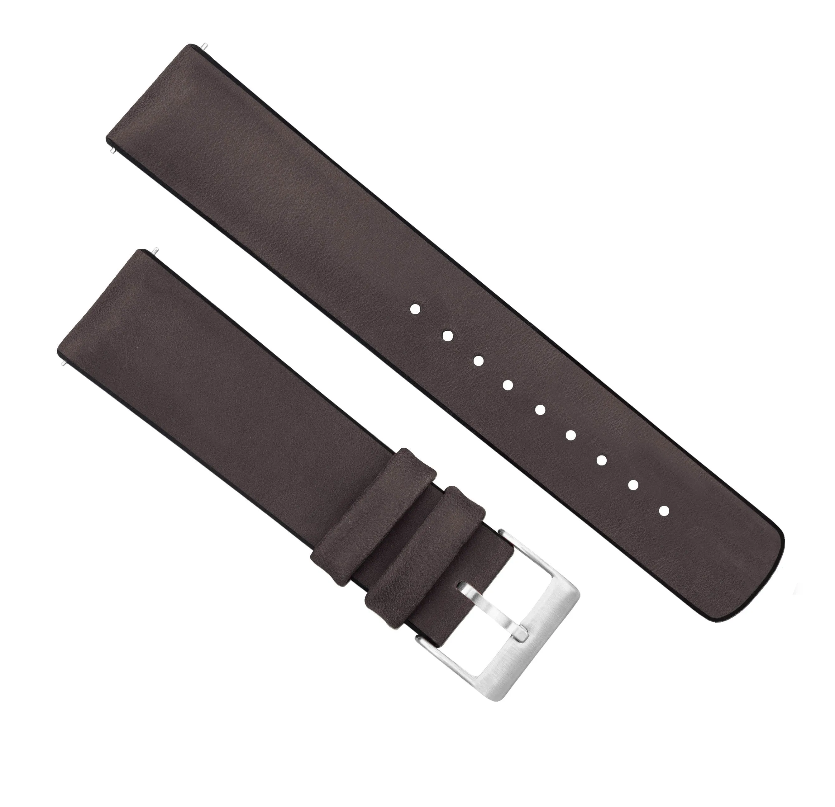 Amazfit Bip | Leather and Rubber Hybrid | Smoke Brown