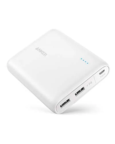 Anker PowerCore 13000, Compact 13000mAh 2-Port Ultra-Portable Phone Charger Power Bank for iPhone, iPad, Samsung Galaxy