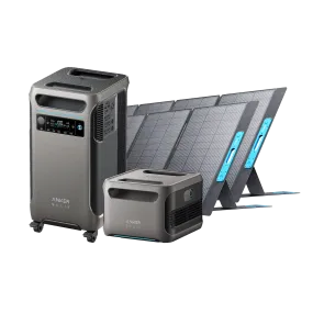 Anker SOLIX F3800   Expansion Battery   2 × 400W Solar Panel