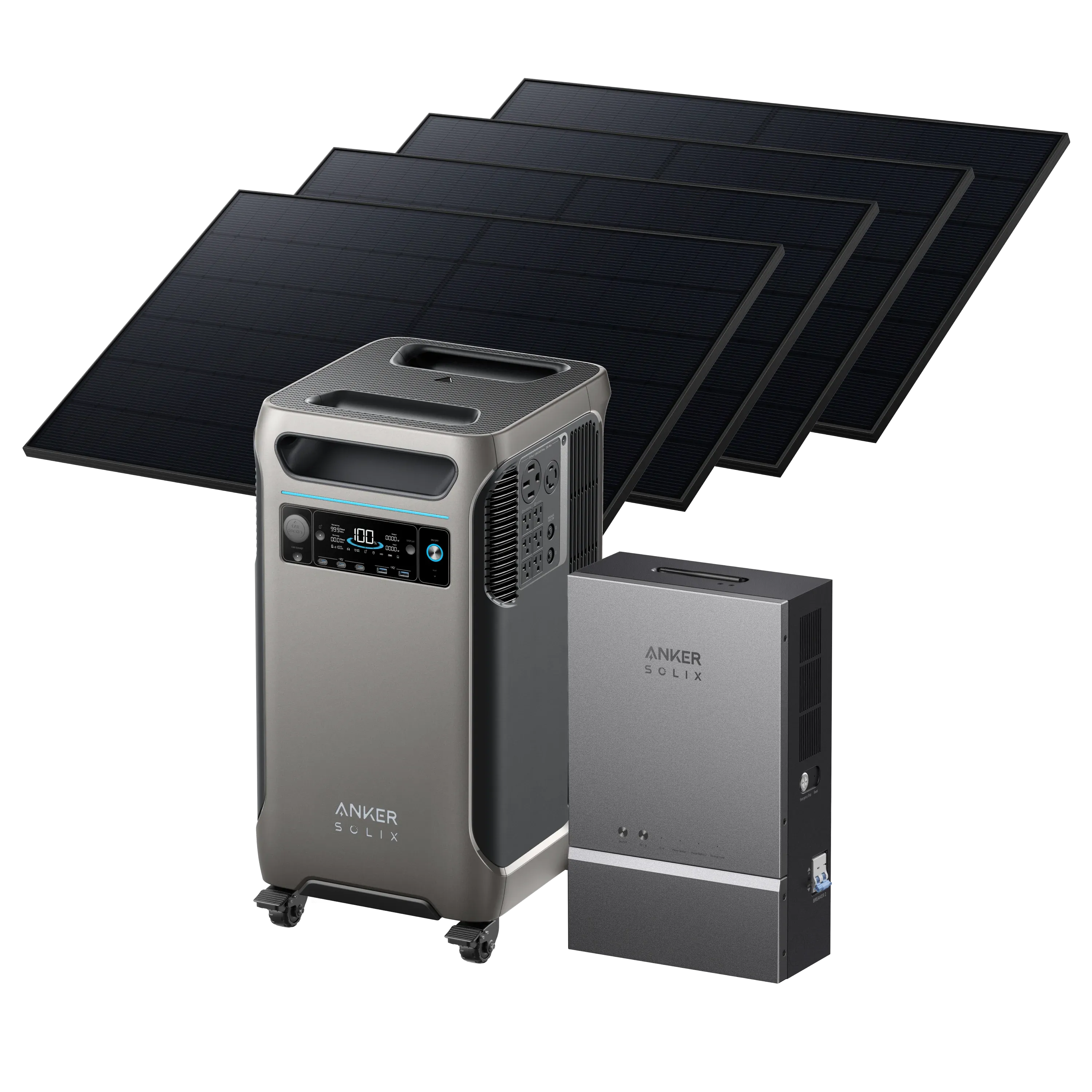 Anker SOLIX F3800   Smart Home Power Kit   4 × 405W Rigid Solar Panel