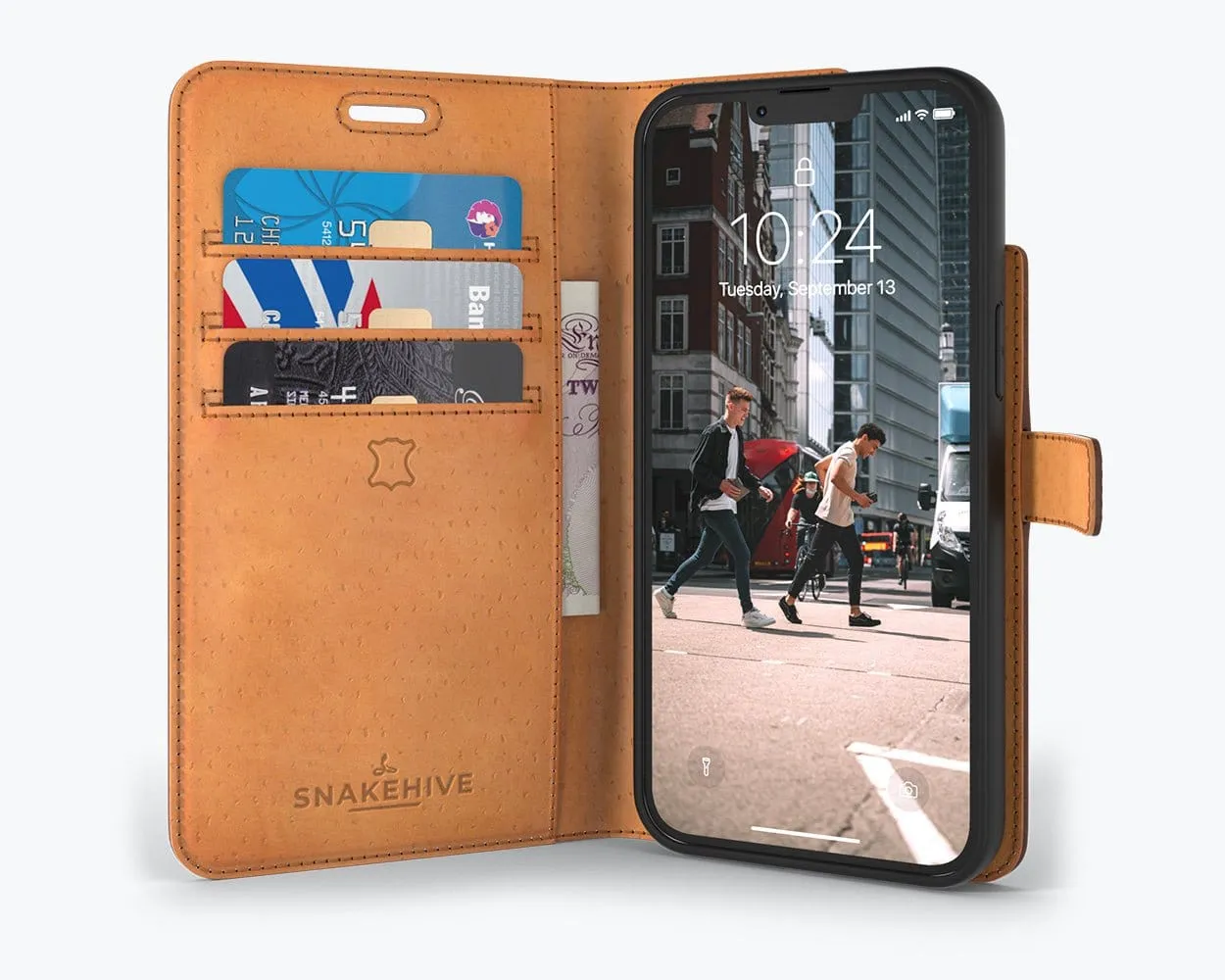 Apple iPhone 13 Pro - Vintage Leather Wallet (Almost Perfect)