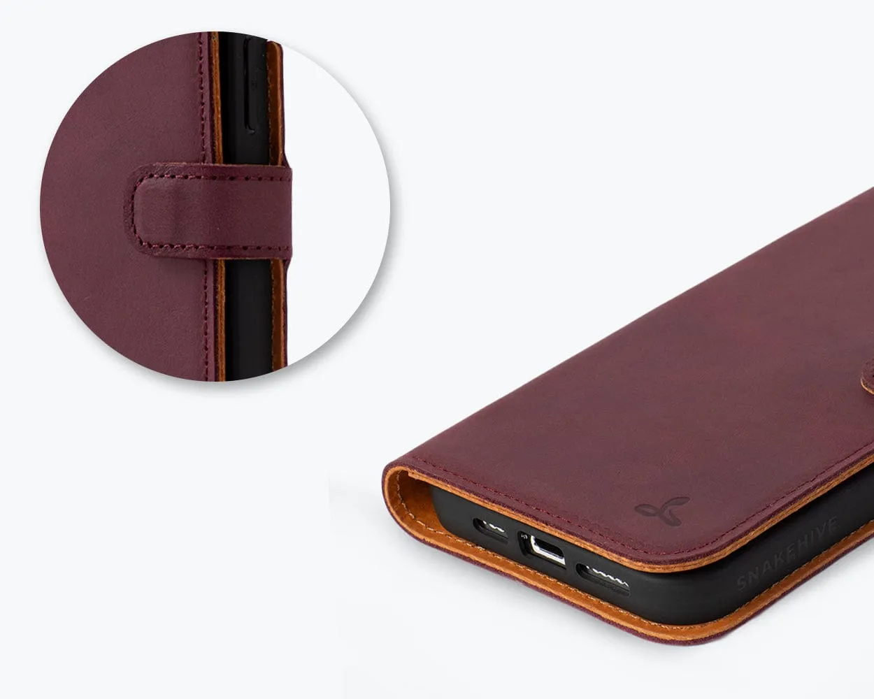 Apple iPhone 15 Pro Max - Vintage Leather Wallet