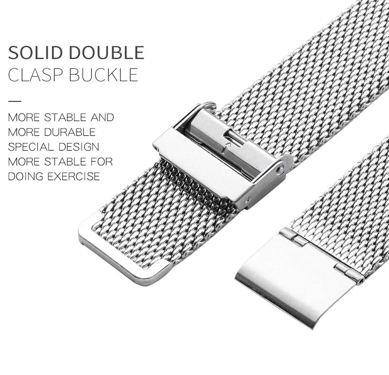 Apple Watch 41mm / 40mm / 38mm | Milanese Loop Straps |Rose Gold