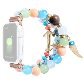 Apple Watch (45mm) colorful bead décor watch strap - Multi-color