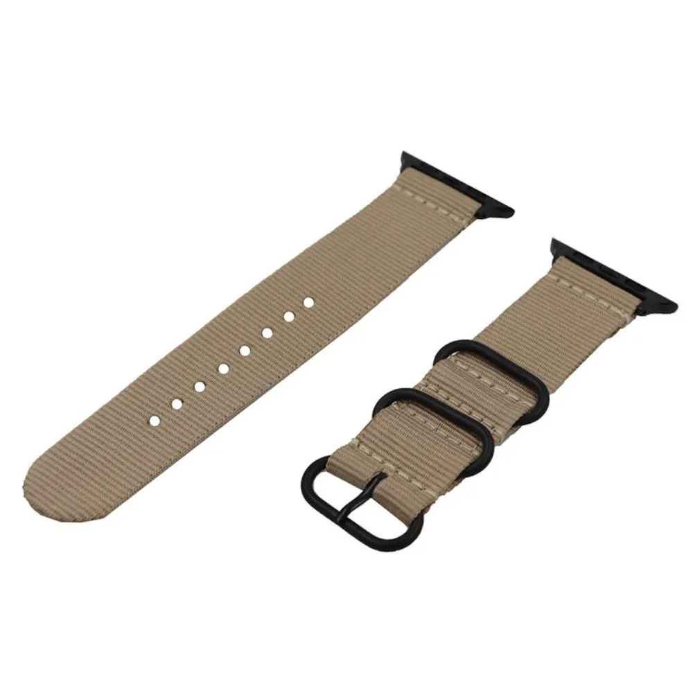 Apple Watch (45mm) woven nylon watch strap - Khaki