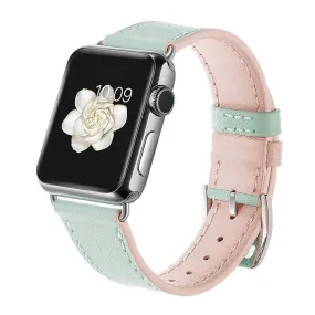 Apple Watch 6 5 4 3 SE 44/42/40/38 Luxury Genuine Leather Watchband Bracelet