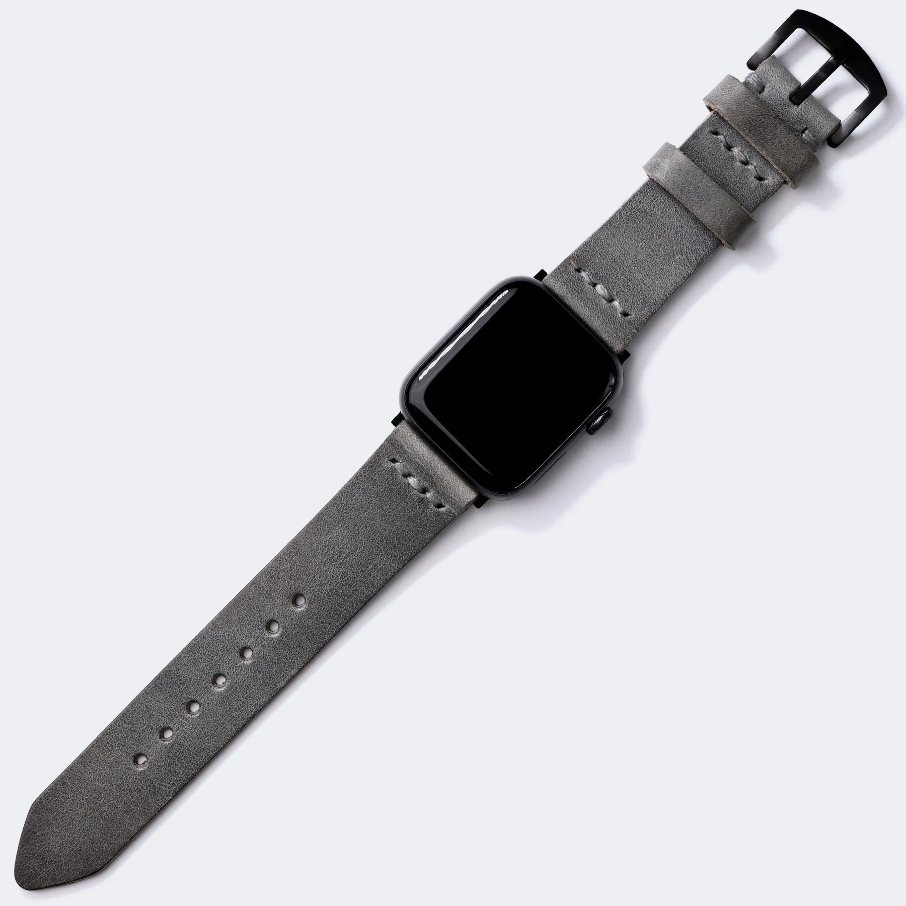 Apple Watch Leather Band - Antique Gray