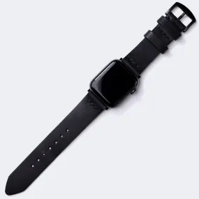 Apple Watch Leather Band - Black