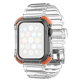 Apple Watch Series 6 / 5 40mm color edge clear style watch band - Orange