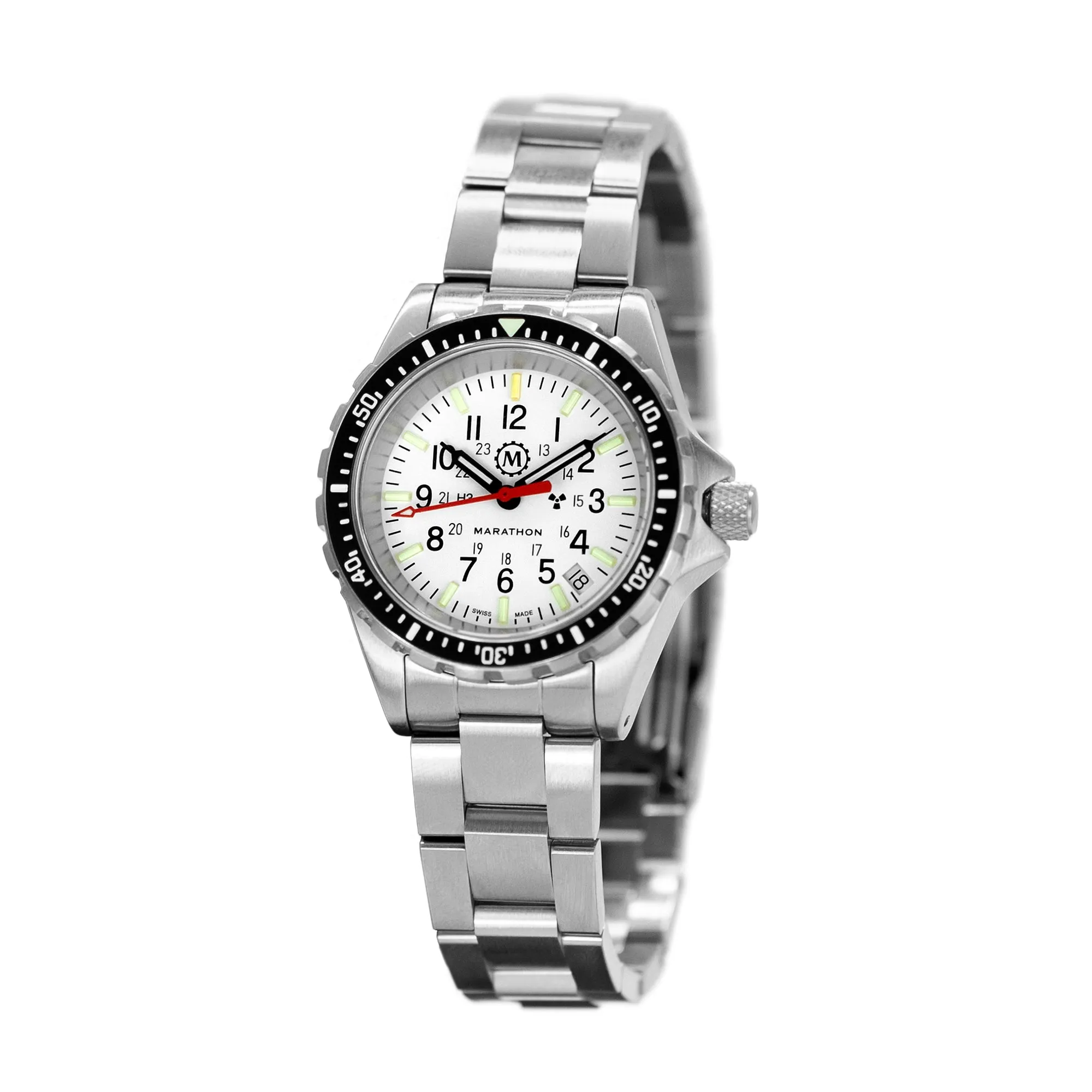 ARCTIC EDITION MEDIUM DIVER'S QUARTZ (MSAR QUARTZ) WITH STAINLESS STEEL BRACELET - 36MM