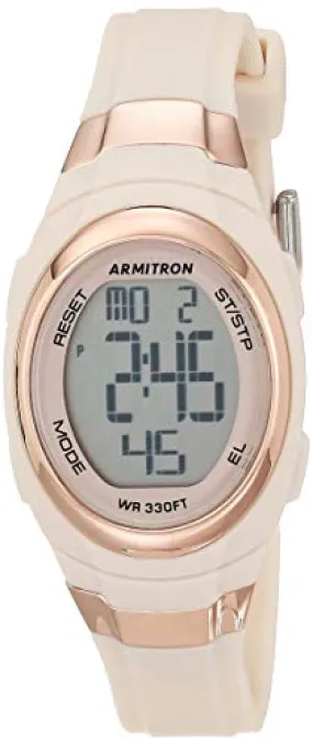 Armitron Sport Women's Digital Chronograph Resin Strap Watch, 45/7034