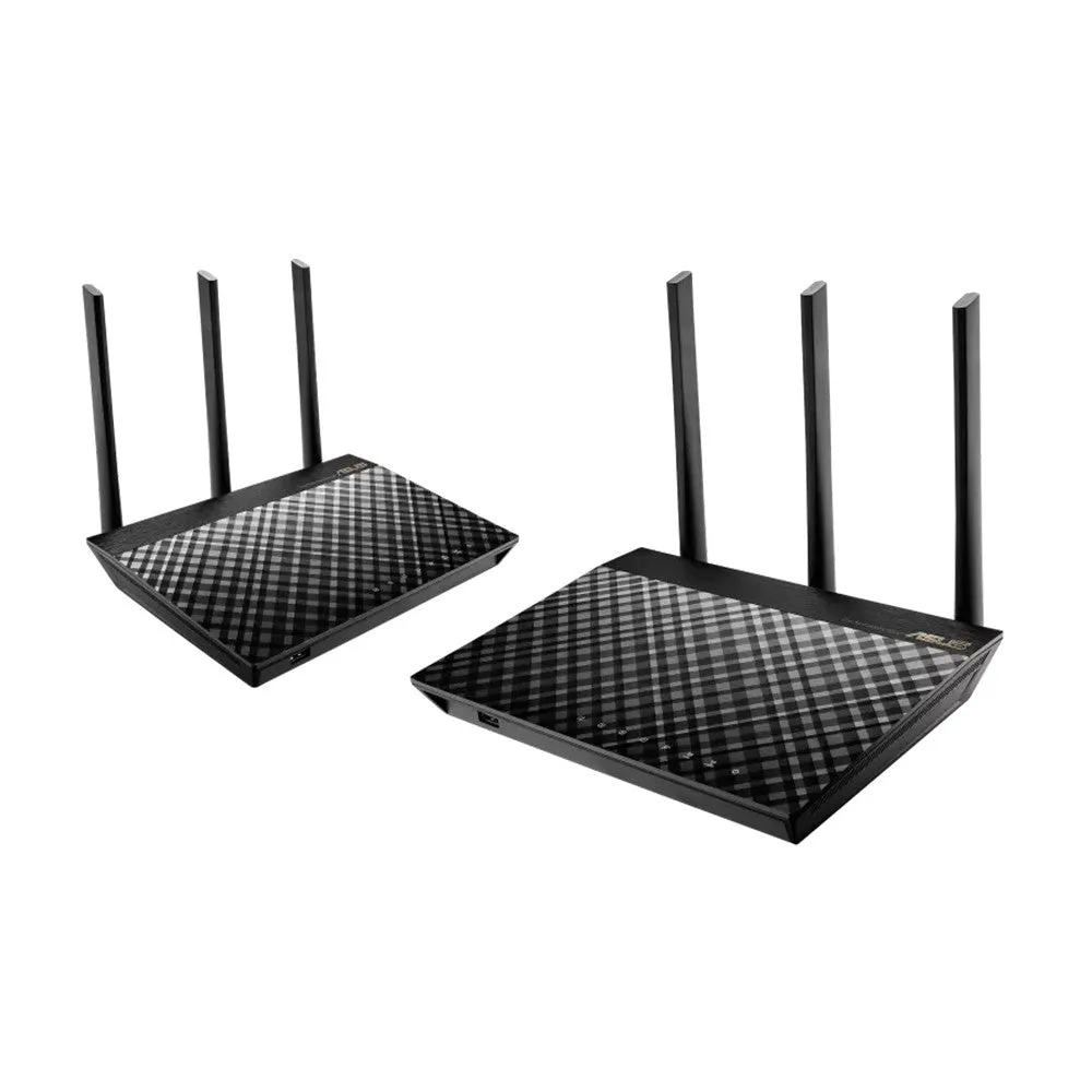 ASUS RT-AC67U 2 Pack AiMesh AC1900 WiFi Router