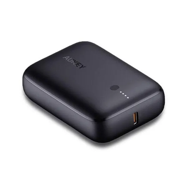 Aukey 10000mah Power Bank with 18W Power deliver and Qc 3.0 High-Speed Charging Technology Phone Charger