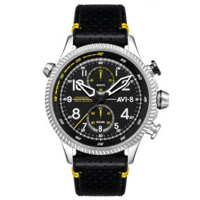 AVI-8 Men's Black Hawker Hunter Chronograph Watch AV-4080-01