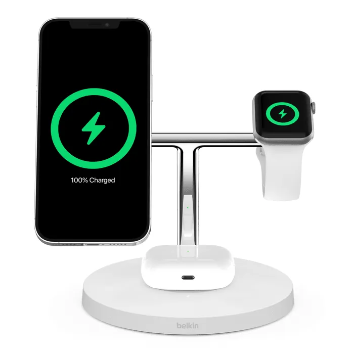 Belkin BoostCharge Pro 3-in-1 Wireless Charger with MagSafe 15W