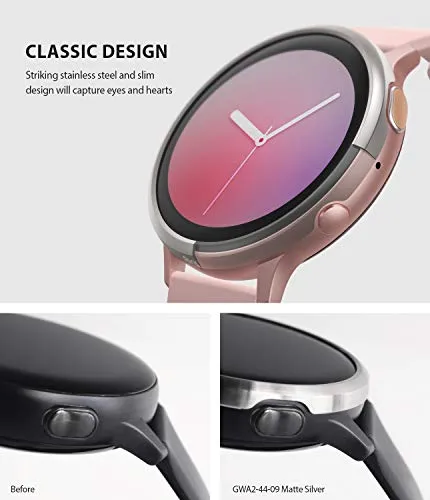 Bezel Styling Cover for Galaxy Watch Active 2 44mm (2019) - GW-A2-44-01 [Stainless Steel]