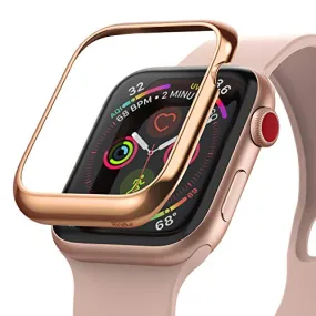 Bezel Styling for Apple Watch 38mm for Series 3 / Series 2 / Series 1 - Glossy Rose gold, (AW3-38-02) [Stainless Steel]