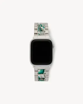 Boyfriend Apple Watch Band in Stromanthe