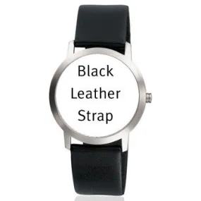 BRA22MML 22mm Black Leather Strap