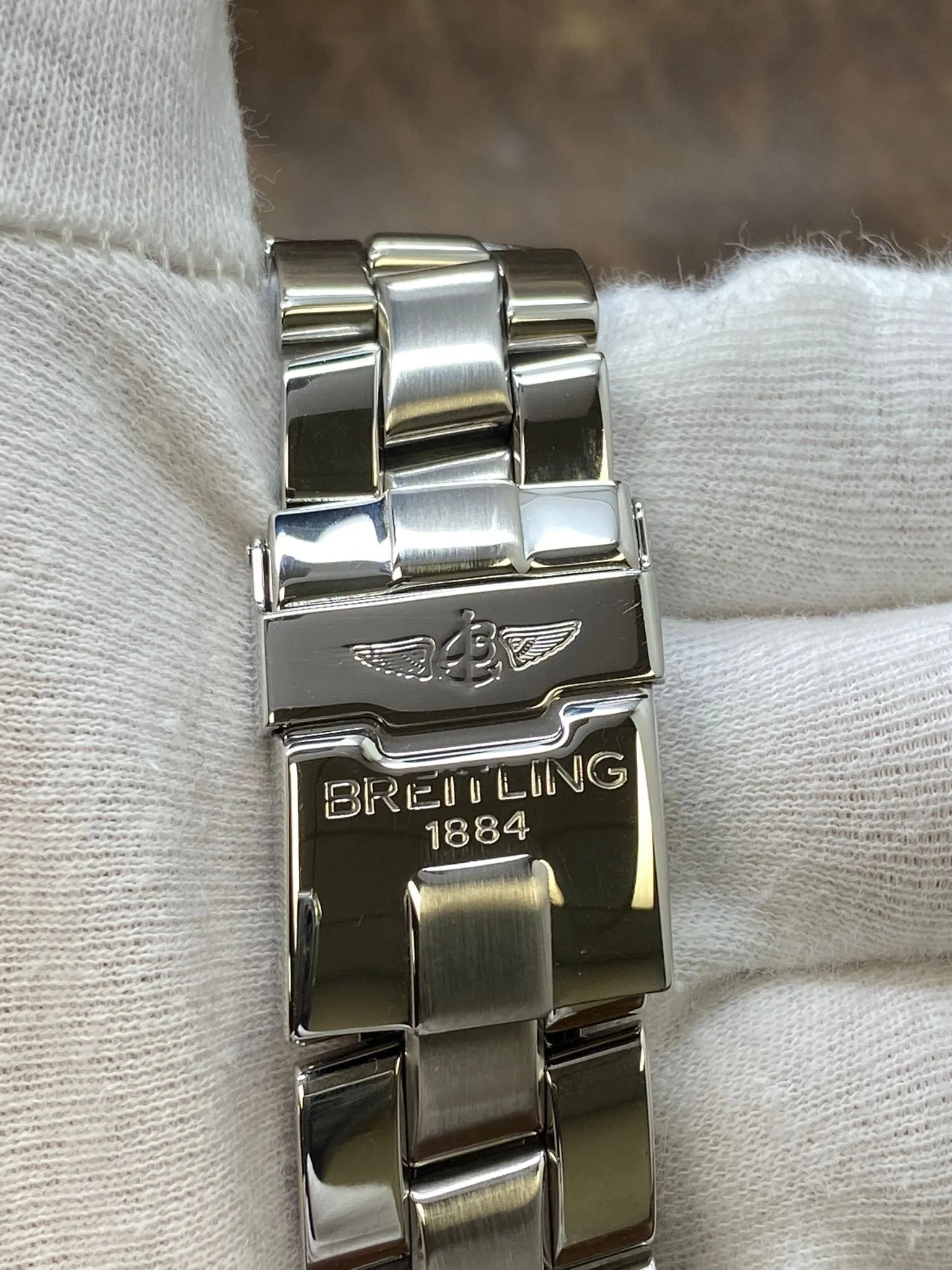 Breitling 43mm B-1 A68362 Black Dial Quartz Men's Watch