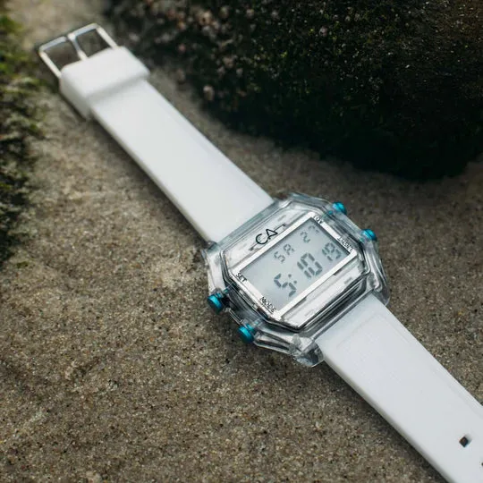 California Watch Co. Venice Beach Digital Clear White